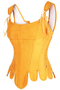 Historically Inspired Overbust Corset in Gold