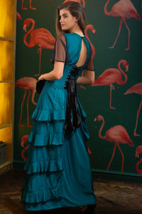 Corset Story SDS019 Net Overlay Corset Dress
