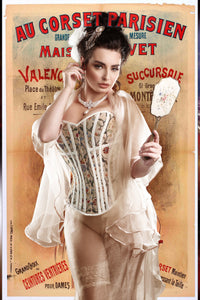 Corset Story WTS823 Historically Inspired Floral Print Overbust Corset