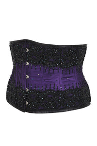 Paarse Couture Waspie Corset